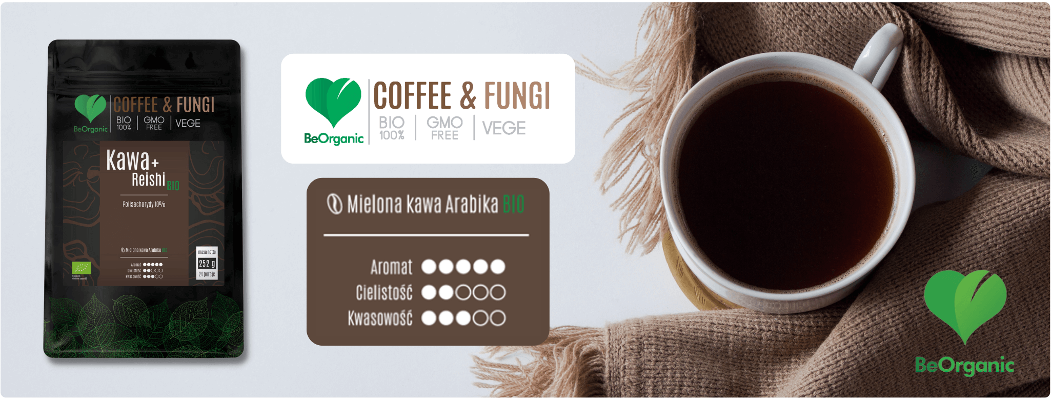 Coffe Fungi BeOrganic