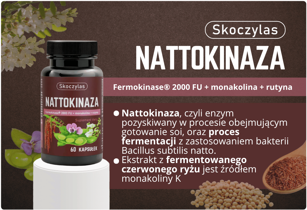 Nattokinaza + Monakolina + Rutyna Skoczylas
